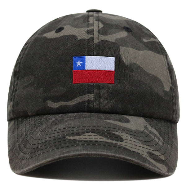 Chile Flag Premium Dad Hat Embroidered Cotton Baseball Cap Country Flag Series