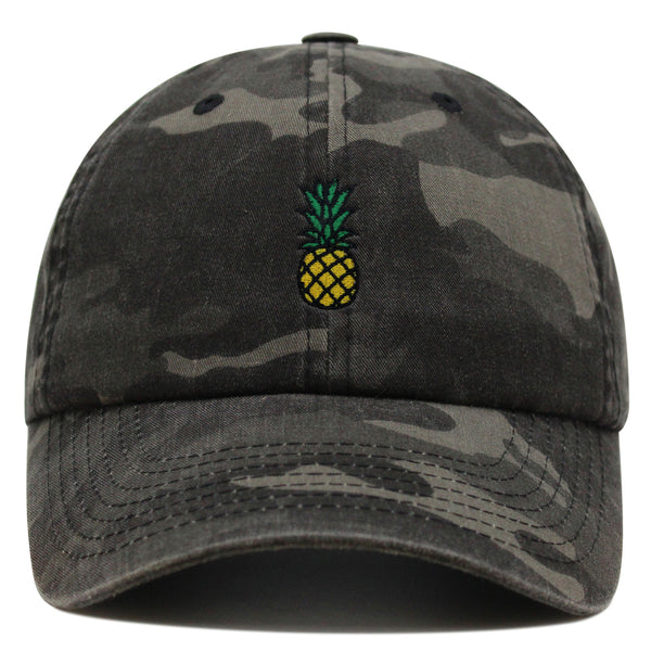 Cartoon Pineapple Premium Dad Hat Embroidered Cotton Baseball Cap