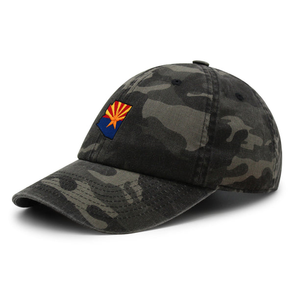 Arizona Flag Premium Dad Hat Embroidered Baseball Cap Arizona Tucson Pheonix