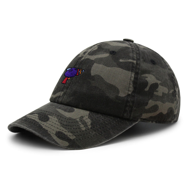 Sci Fi Laser Gun Premium Dad Hat Embroidered Baseball Cap Cartoon