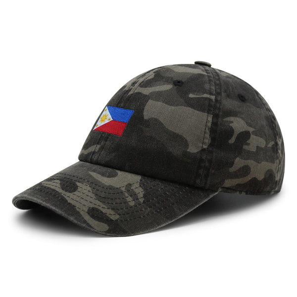 Philippines Flag Premium Dad Hat Embroidered Cotton Baseball Cap Country Flag Series