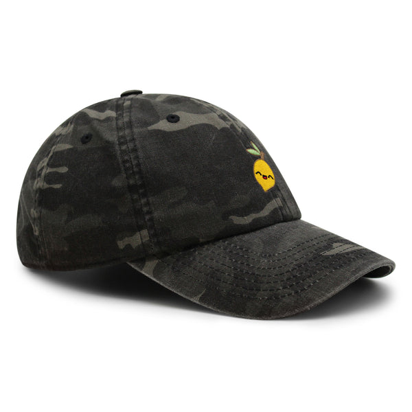 Lemon Premium Dad Hat Embroidered Baseball Cap Vegan Vegetable