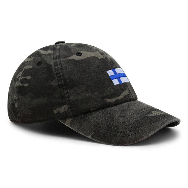 Finland Flag Premium Dad Hat Embroidered Cotton Baseball Cap Country Flag Series