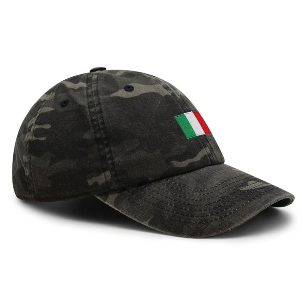 Italy Flag Premium Dad Hat Embroidered Cotton Baseball Cap Country Flag Series