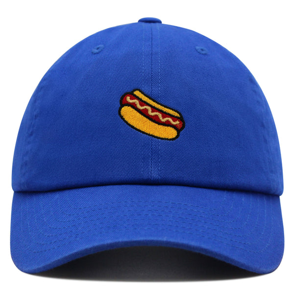 Hotdog Premium Dad Hat Embroidered Baseball Cap Foodie Sausage