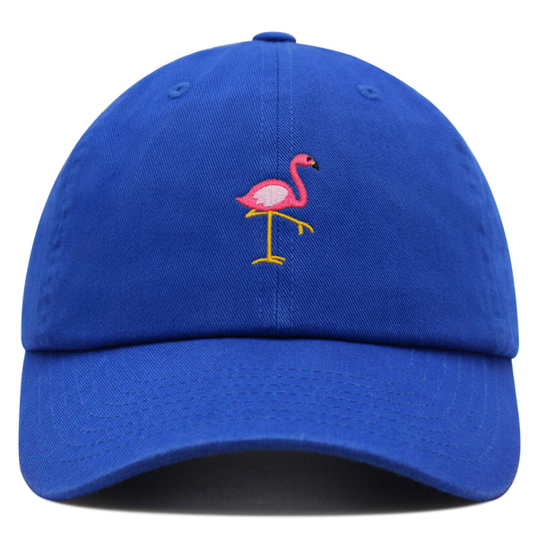 Flamingo Premium Dad Hat Embroidered Baseball Cap Bird Pink