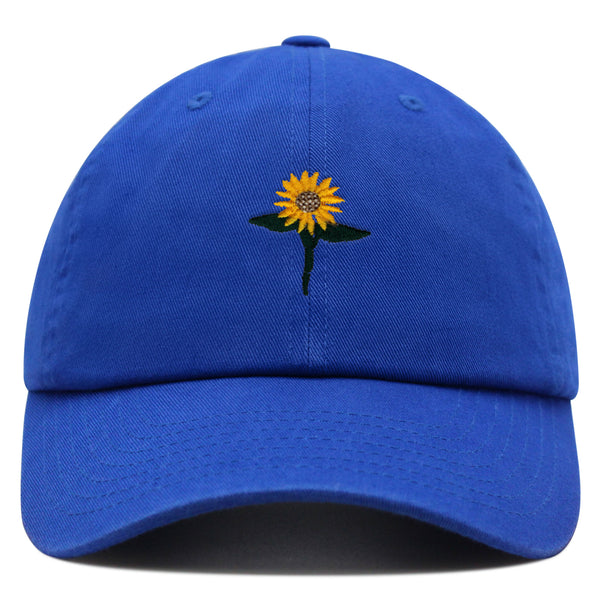 Sun Flower Premium Dad Hat Embroidered Baseball Cap Floral