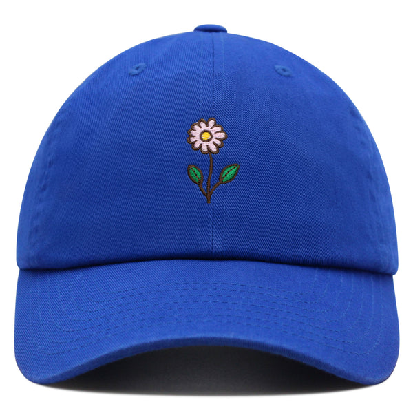 Flower Premium Dad Hat Embroidered Baseball Cap Flower Pink