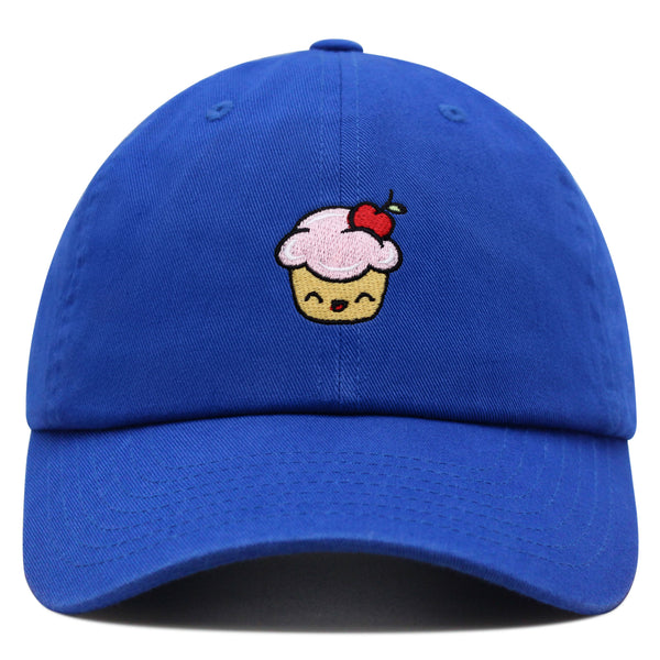 Happy Cupcake Premium Dad Hat Embroidered Baseball Cap Muffin Sweet