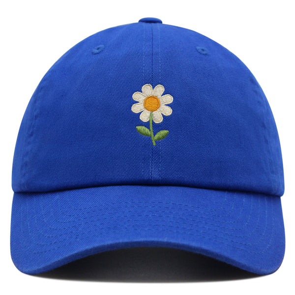 Chamomile Flower Premium Dad Hat Embroidered Baseball Cap Floral