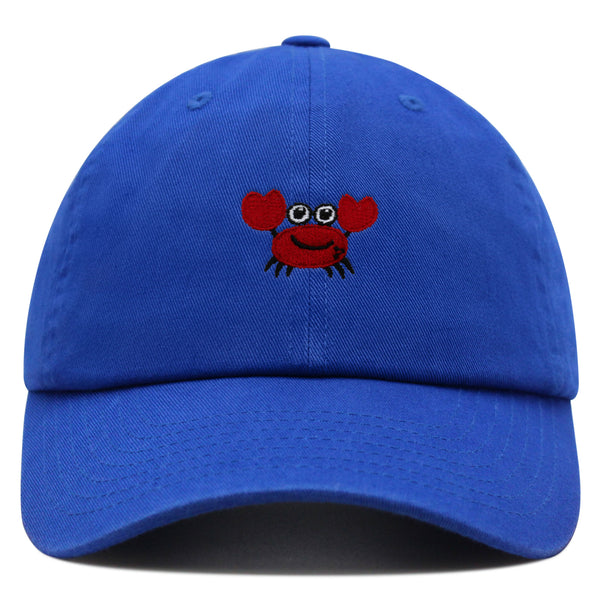 Funny Crab Premium Dad Hat Embroidered Baseball Cap Ocean Sea Fishing