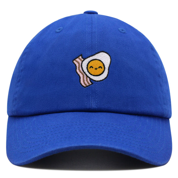 Egg and Bacon Premium Dad Hat Embroidered Baseball Cap Breakfast