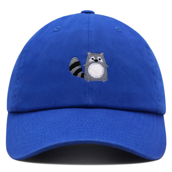 Racoon Premium Dad Hat Embroidered Baseball Cap Cute Zoo