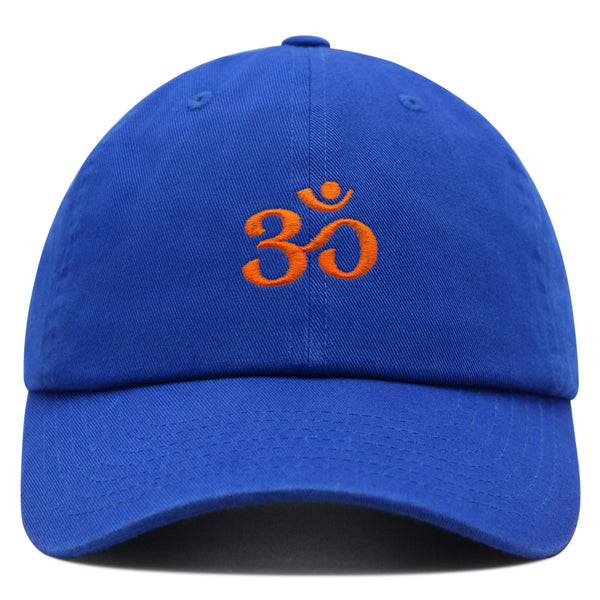 Om Symbol Premium Dad Hat Embroidered Baseball Cap Indian Buddah