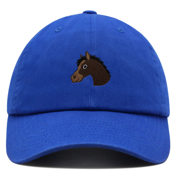 Horse Head Premium Dad Hat Embroidered Baseball Cap Cowboy Zoo