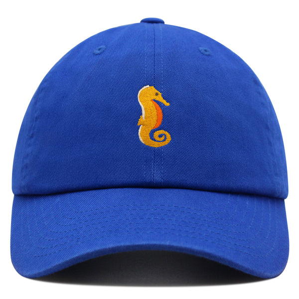 Seahorse Premium Dad Hat Embroidered Baseball Cap Ocean Sea Fish