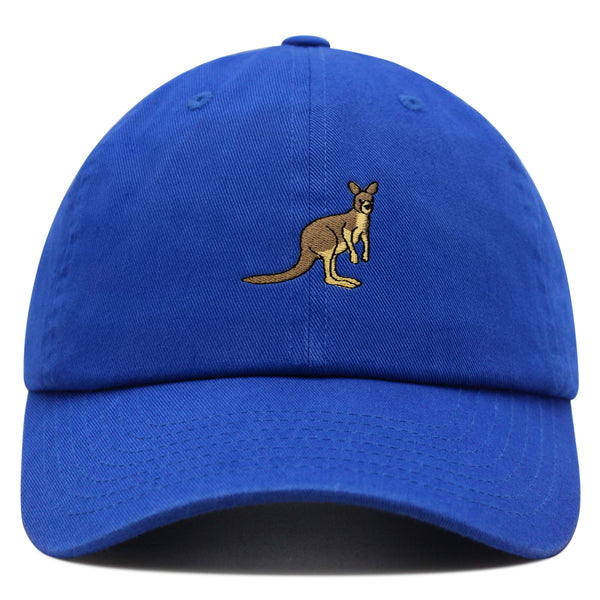 Kangaroo Premium Dad Hat Embroidered Baseball Cap Australia Animal