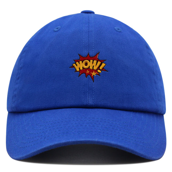 WOW Premium Dad Hat Embroidered Baseball Cap Ballon Cartoon