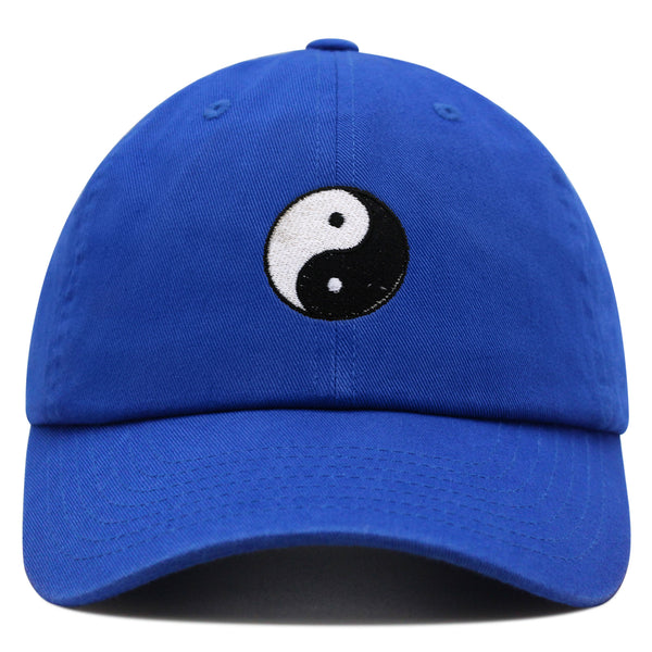 Ying Yang Premium Dad Hat Embroidered Baseball Cap Asian Meditation