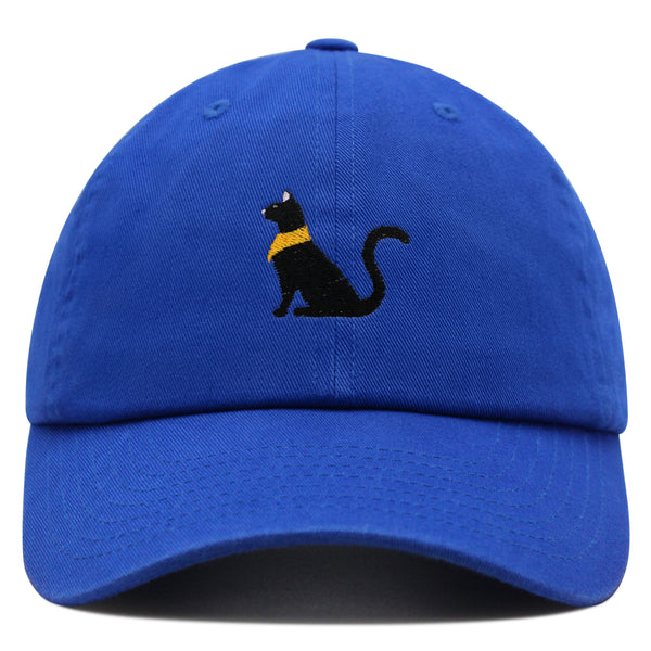 Black Egyptian Cat Premium Dad Hat Embroidered Baseball Cap Kitty