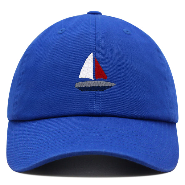 Cute Boat Premium Dad Hat Embroidered Baseball Cap Sailor Ocean