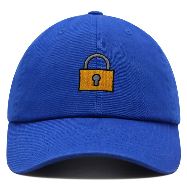 Lock Premium Dad Hat Embroidered Baseball Cap Gate Logo