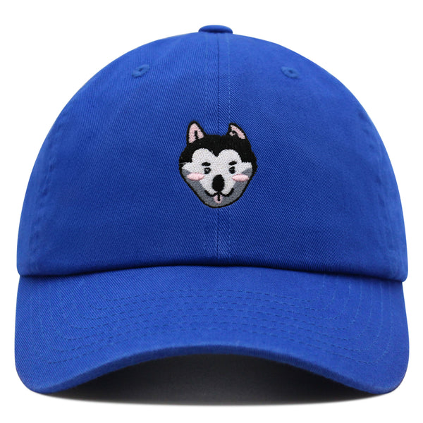 Husky Premium Dad Hat Embroidered Baseball Cap Dog Puppy