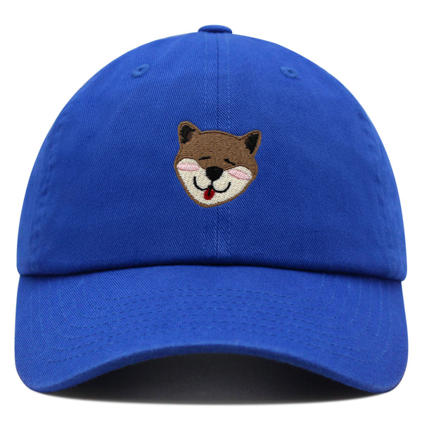 Shiba Premium Dad Hat Embroidered Baseball Cap Dog Puppy