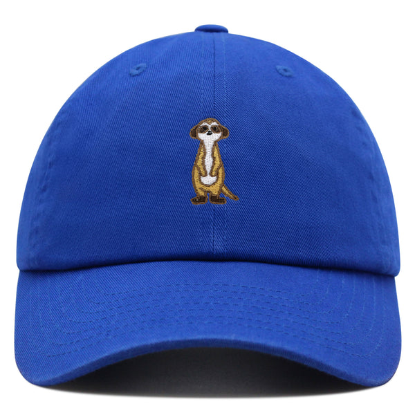 Meerkat Premium Dad Hat Embroidered Baseball Cap Lion Observer