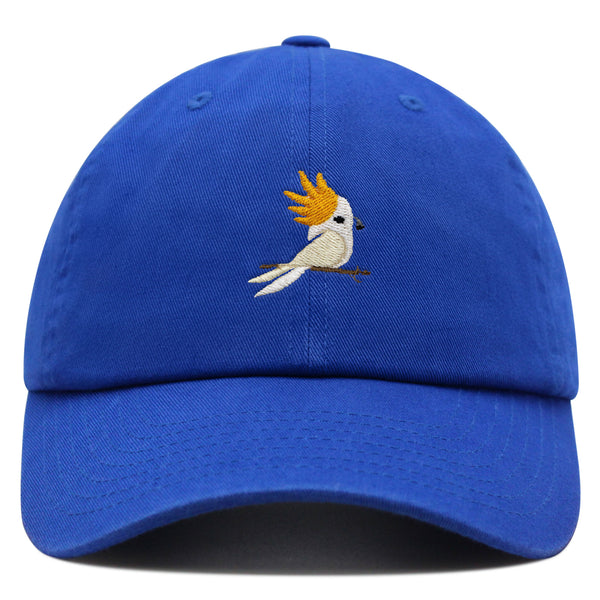 Cockatoo Premium Dad Hat Embroidered Baseball Cap Parrot Bird