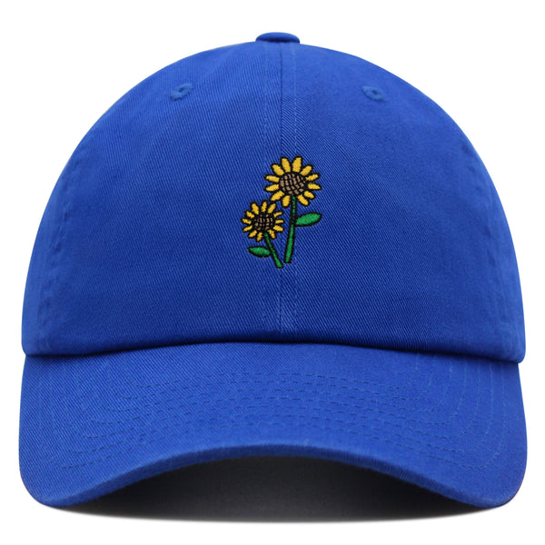 Sunflowers Premium Dad Hat Embroidered Baseball Cap Flower Floral