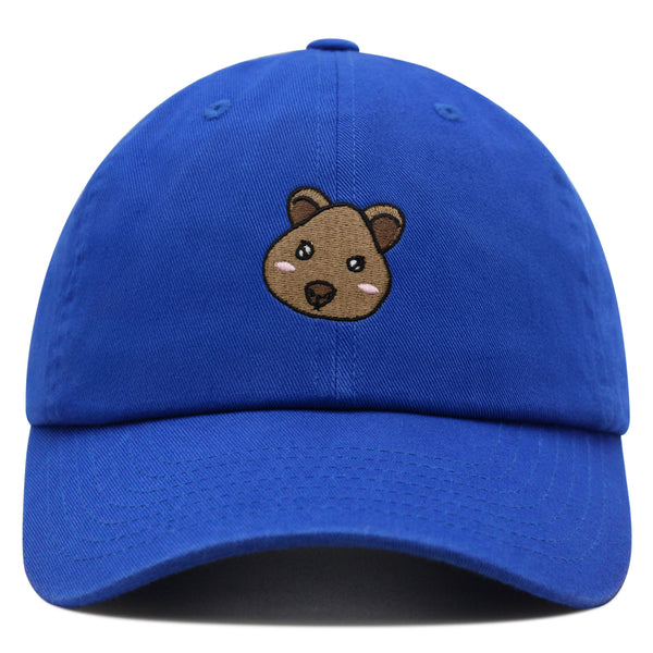 Quokka Face  Premium Dad Hat Embroidered Baseball Cap Cute Animal