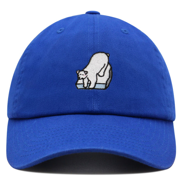 Polar Bear Premium Dad Hat Embroidered Baseball Cap Coke Soda