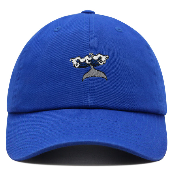 Whale Premium Dad Hat Embroidered Baseball Cap Wave Ocean