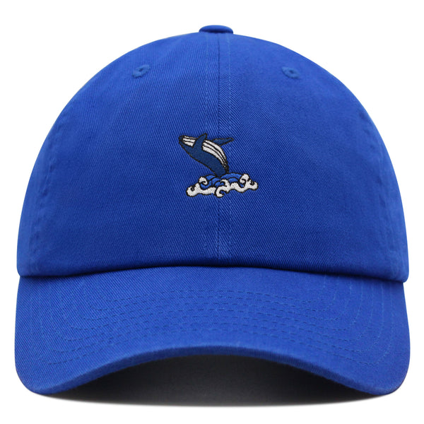 Whale Premium Dad Hat Embroidered Baseball Cap Ocean Fish