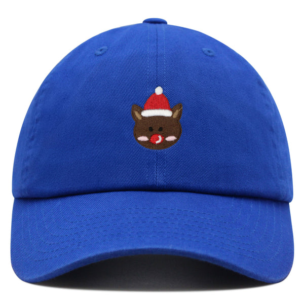 Reindeer Premium Dad Hat Embroidered Baseball Cap Christmas Gift