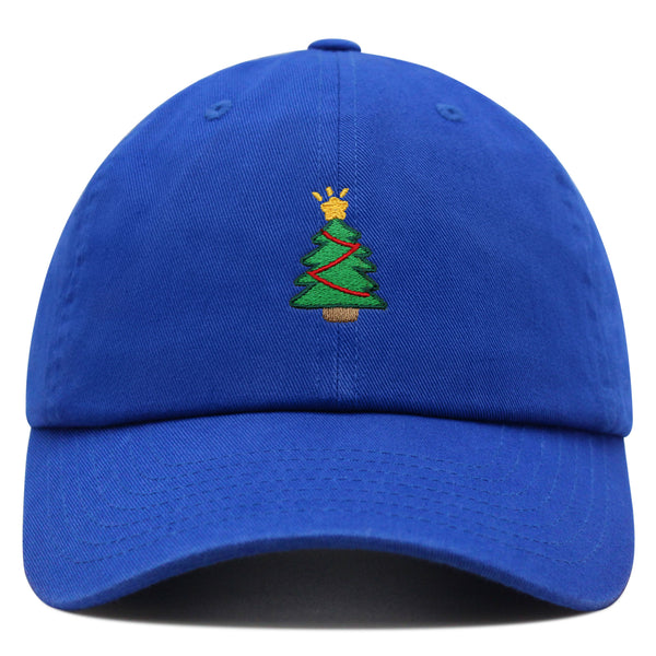 Christmas Tree Premium Dad Hat Embroidered Baseball Cap Holiday Santa