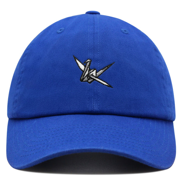 Origami Crane Premium Dad Hat Embroidered Baseball Cap Paper Swan