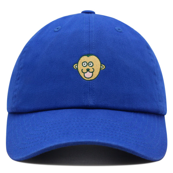 Monkey Face Premium Dad Hat Embroidered Baseball Cap Zoo Animal