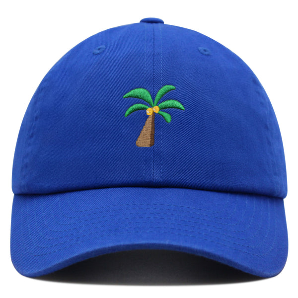 Palm Tree Premium Dad Hat Embroidered Baseball Cap Coconut