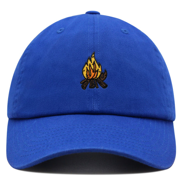 Camp Fire Premium Dad Hat Embroidered Baseball Cap Wood Pit