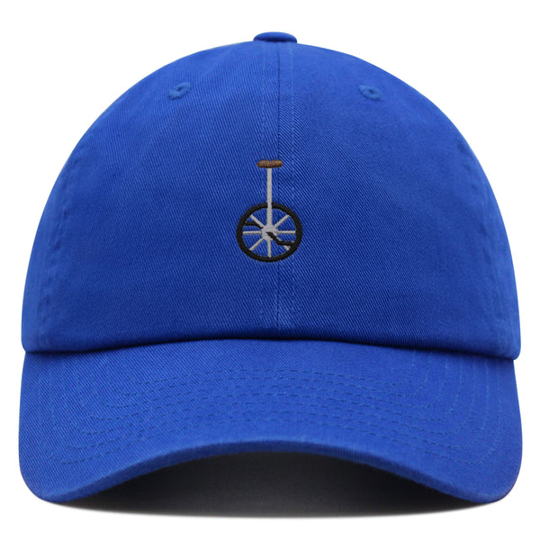 Unicycle Premium Dad Hat Embroidered Baseball Cap Circus Bicycle