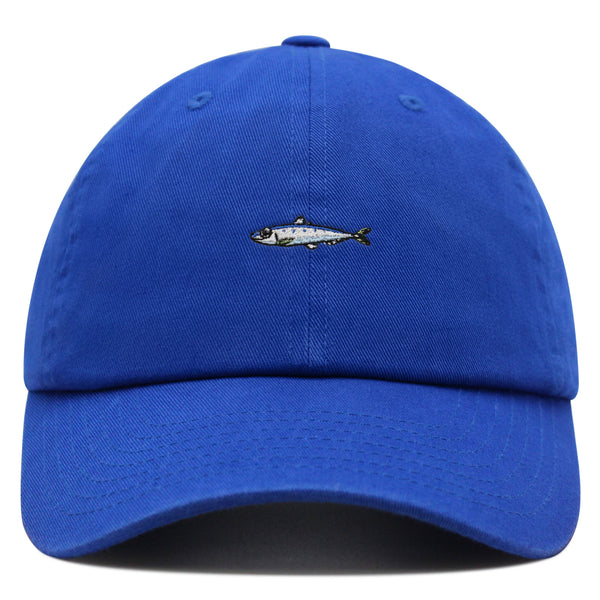 Sardines Premium Dad Hat Embroidered Baseball Cap Bait Fishing