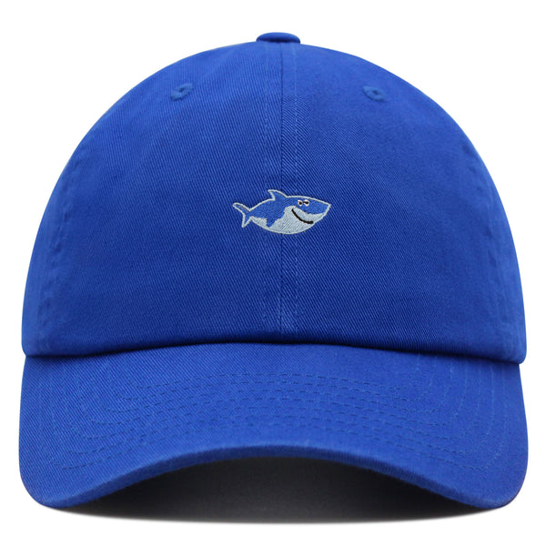 Cute Shark Premium Dad Hat Embroidered Baseball Cap Ocean Father