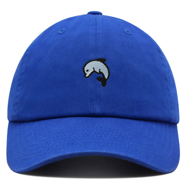 Dolphin Premium Dad Hat Embroidered Baseball Cap Ocean Cute