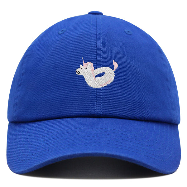 Unicorn Floaty Premium Dad Hat Embroidered Baseball Cap Swim