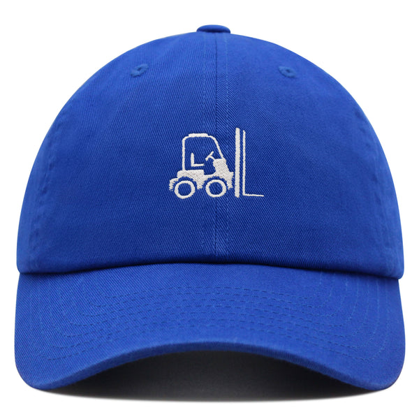 Forklift Premium Dad Hat Embroidered Baseball Cap Warehouse