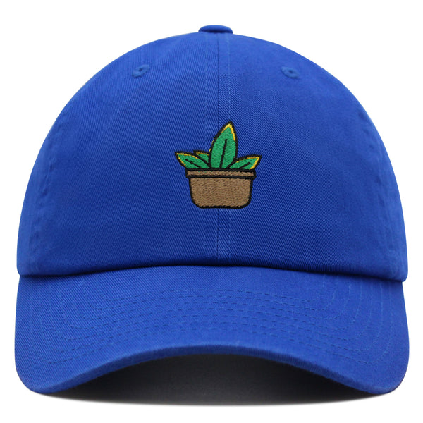 Aloe Plant Premium Dad Hat Embroidered Baseball Cap Pot