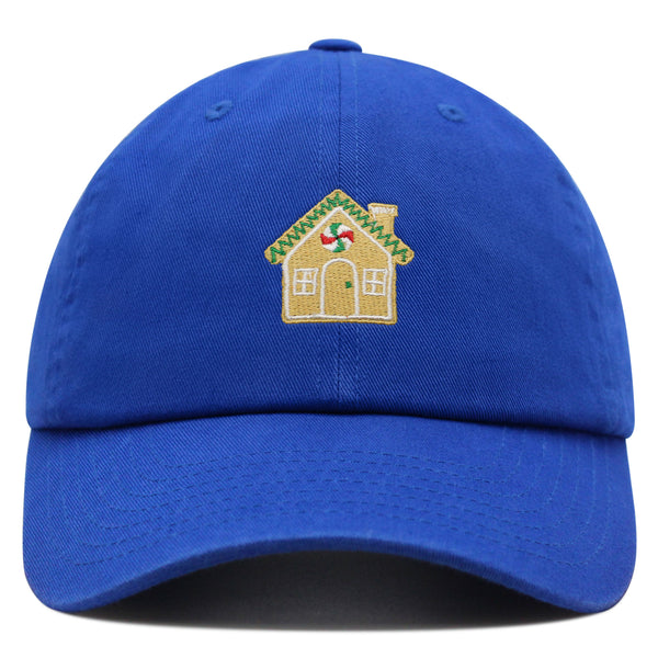 Gingerbread House  Premium Dad Hat Embroidered Baseball Cap Holiday