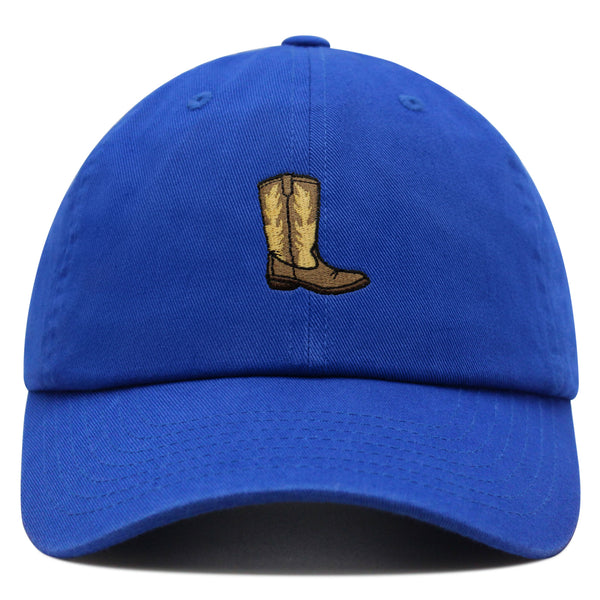 Cowboy Boot Premium Dad Hat Embroidered Baseball Cap Boots